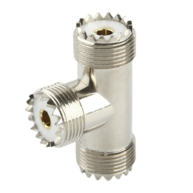 UHF Female to 2 x UHF Female Adapter