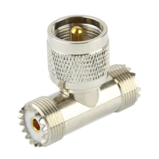 UHF Male to 2 x UHF Female Adapter