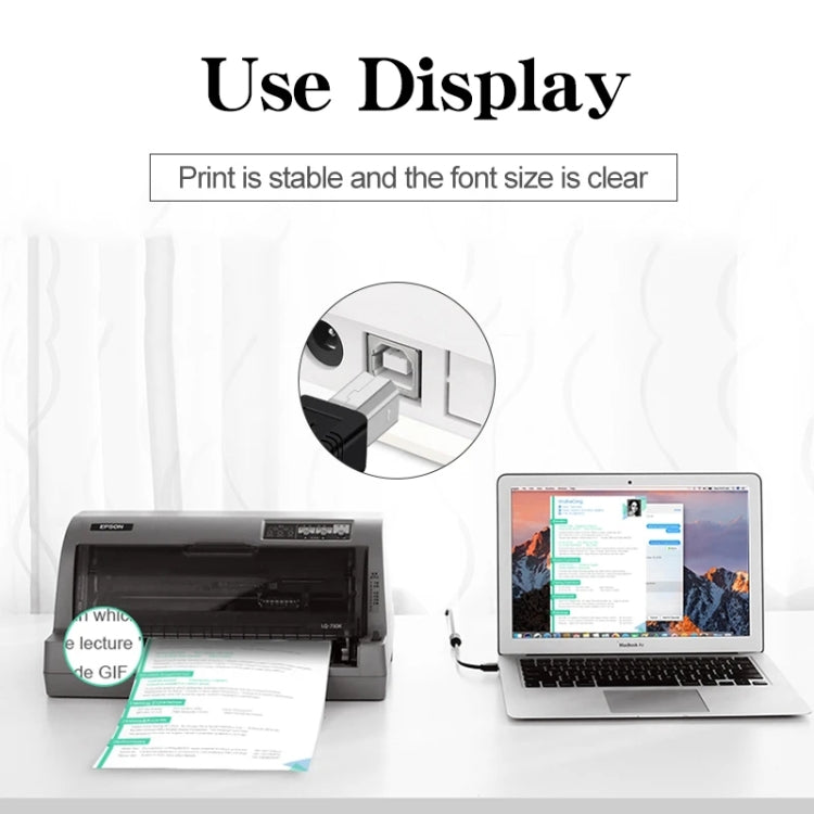 USB 2.0 A Male to B Male Extension / Data Transfer / Printer Cable, Length: 4.5m