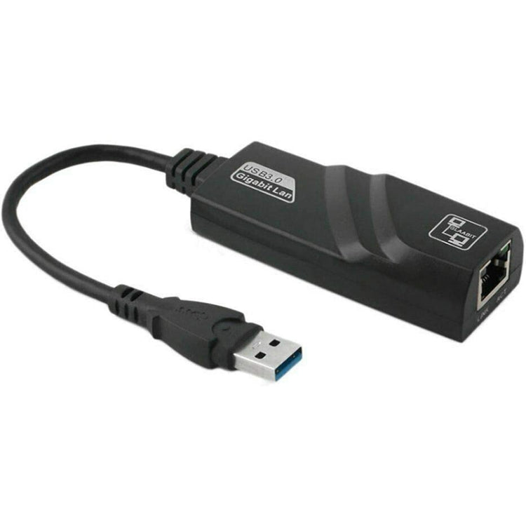USB 3.0 10 / 100 / 1000Mbps Ethernet Adapter for Laptops, Plug and play