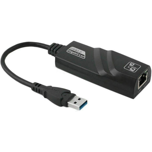USB 3.0 10 / 100 / 1000Mbps Ethernet Adapter for Laptops, Plug and play
