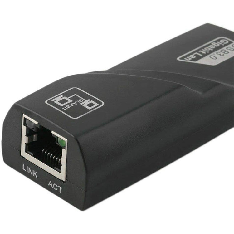 USB 3.0 10 / 100 / 1000Mbps Ethernet Adapter for Laptops, Plug and play