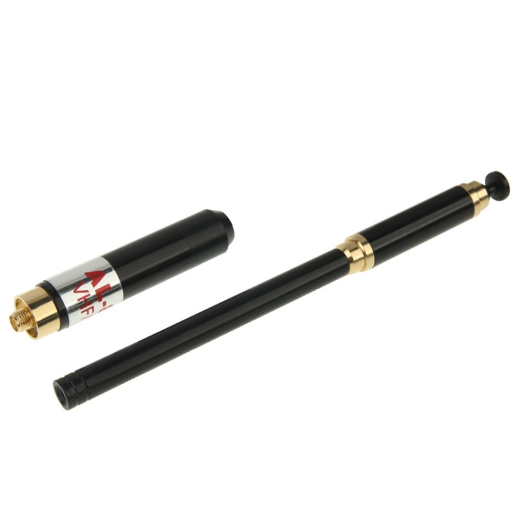 AL-800 Dual Band 144/430MHz High Gain SMA-F Telescopic Handheld Radio Dual Antenna for Walkie Talkie, Antenna Length: 22cm / 86cm