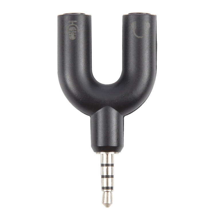 3.5mm Stereo Male to 3.5mm Headphone & Mic Female Splitter Adapter