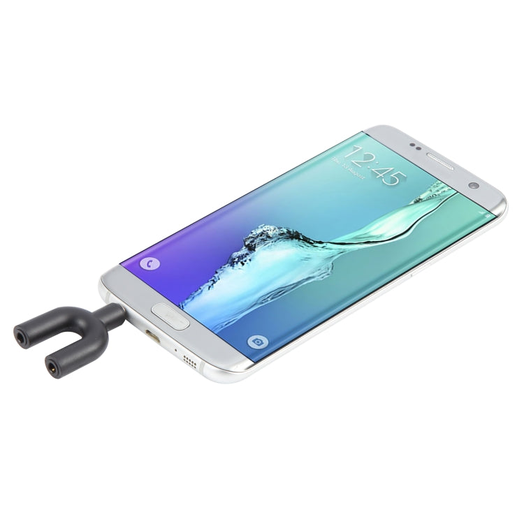 3.5mm Stereo Male to 3.5mm Headphone & Mic Female Splitter Adapter