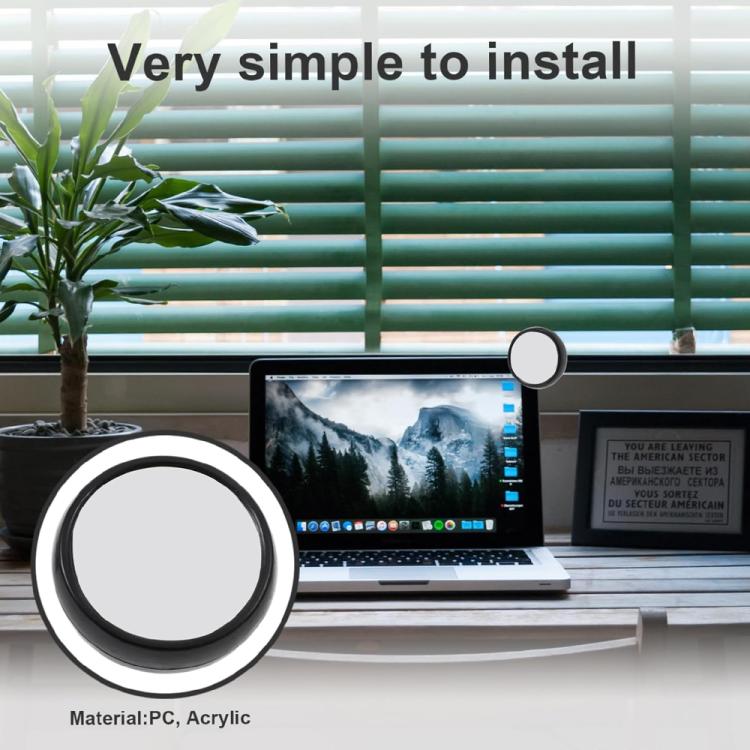 Computer Rearview Convex Glasses Rear View Mirror (Random Color Delivery)