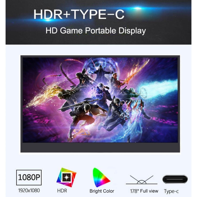 HSD-1330X 13.3 inch 1080P HD Gaming Portable Narrow Side Display