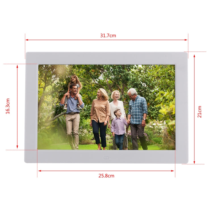 12.1 inch Digital Photo Frame with Holder & Remote Control, Allwinner F16 Program, Support SD /  MMC / USB Flash Disk