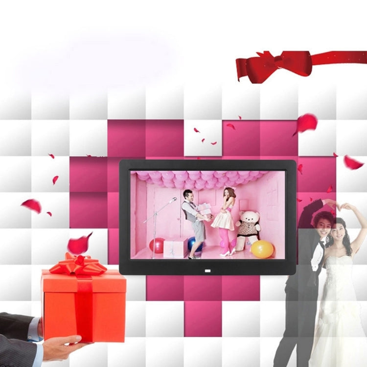 10.1 inch HD Wide Screen Digital Photo Frame with Holder & Remote Control, Allwinner E200, Alarm Clock / MP3 / MP4 / Movie Player