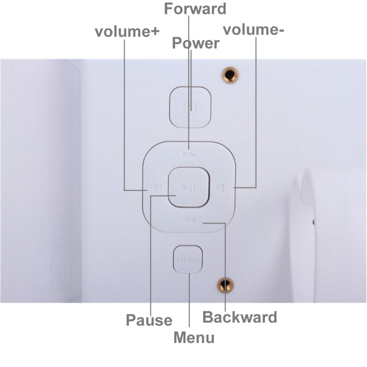 10.1 inch HD Wide Screen Digital Photo Frame with Holder & Remote Control, Allwinner E200, Alarm Clock / MP3 / MP4 / Movie Player
