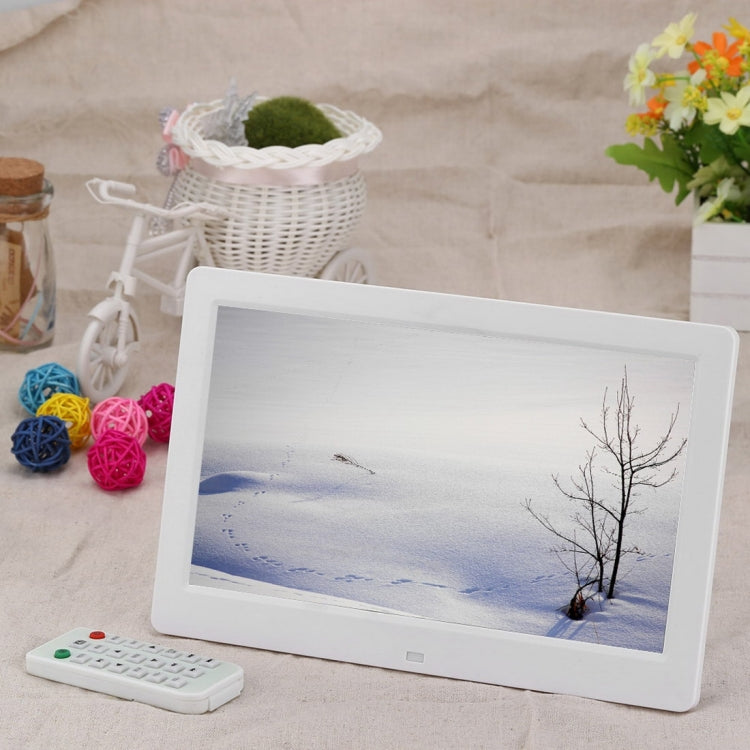 10.1 inch HD Wide Screen Digital Photo Frame with Holder & Remote Control, Allwinner E200, Alarm Clock / MP3 / MP4 / Movie Player