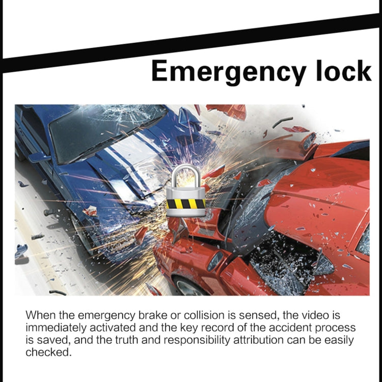 Full HD 1080P 4.3 inch Screen Display Dual Camera Vehicle DVR, 140 Degree Wide Angle Viewing, Support Night Vision / Parking Monitoring / Loop Recording / Motion Detection / G-Sensor / TF Card