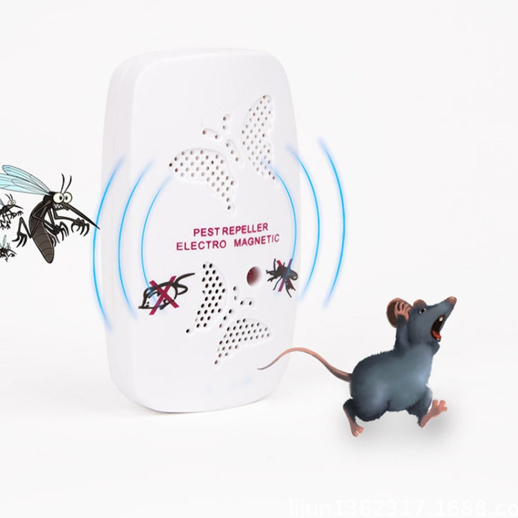 Ultrasonic Electronics Insecticide with Two Steps of Adjustable, White (US Plug)