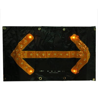 30 LED Car Safety Hazard Traffic Two-way Arrow Direction with Key Indicator Switch Signal Sign
