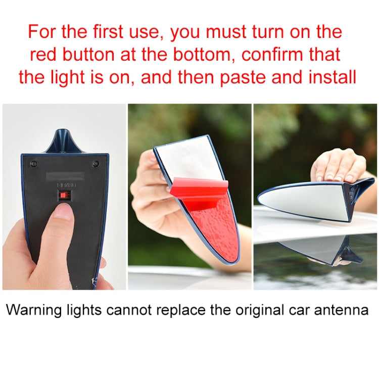 Solar Shark Fin High-positioned Alarm Light