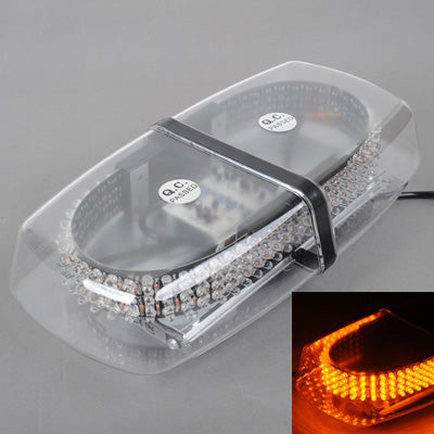 25W 240-LED Warning Mini Light Bar Strobe Waterproof Light, Yellow Light