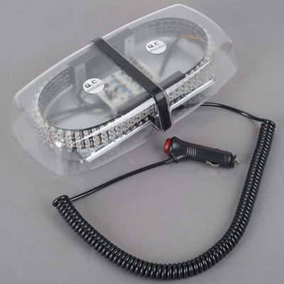 25W 240-LED Warning Mini Light Bar Strobe Waterproof Light, Yellow Light