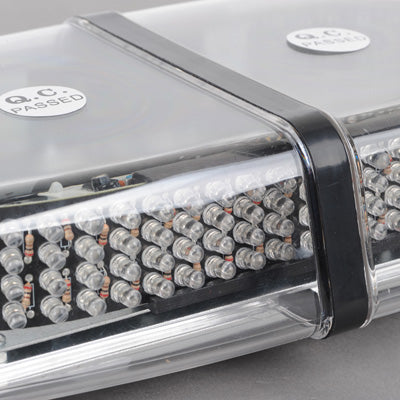 25W 240-LED Warning Mini Light Bar Strobe Waterproof Light, Yellow Light