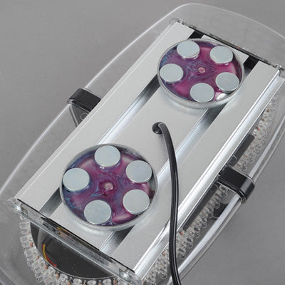 25W 240-LED Warning Mini Light Bar Strobe Waterproof Light, Yellow Light