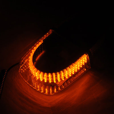 25W 240-LED Warning Mini Light Bar Strobe Waterproof Light, Yellow Light