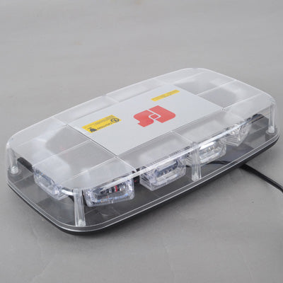 30W Warning Mini Light Bar Strobe Light with 10pcs 3-LED Bars, Yellow Light