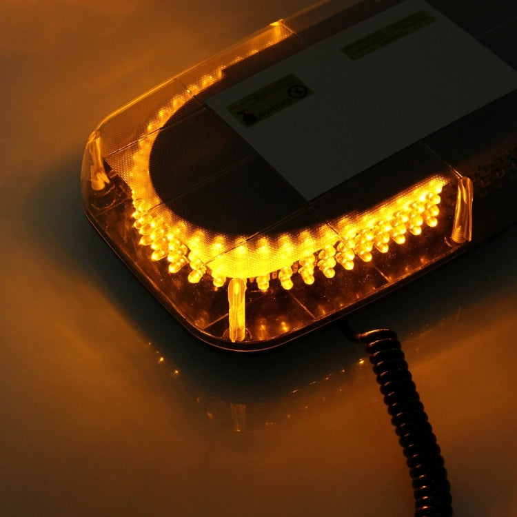 25W 240 LED Warning Mini Light Bar Strobe Light, Yellow Light