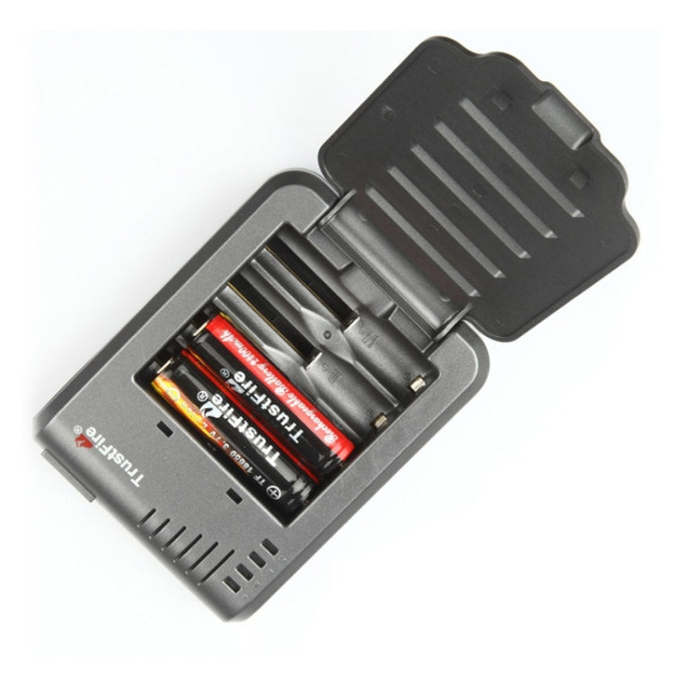 TR-003P4 TrustFire 1x4 Universal Cylindrical Li-ion Battery Charger for 10430/ 10440/ 14500/ 16340/ 17670/ 18500