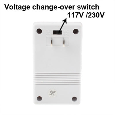 US Plug Adapter,100W Power Converter AC117V to AC230V