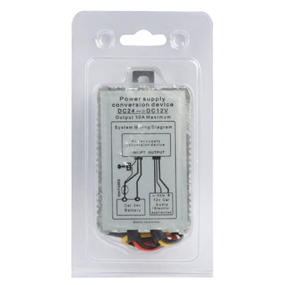DC 24V to 12V Car Power Step-down Transformer, Rated Output Current: 5A