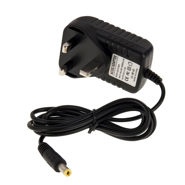 UK Plug AC 100-240V to DC 6V 2A Power Adapter, Tips: 5.5 x 2.1mm, Cable Length: about 1.2m