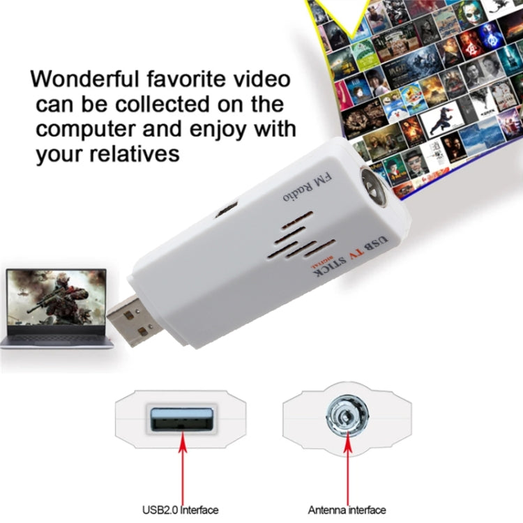 USB Analog TV Stick, Watch Analog TV On Your PC, With AV IN, Suitable for Global