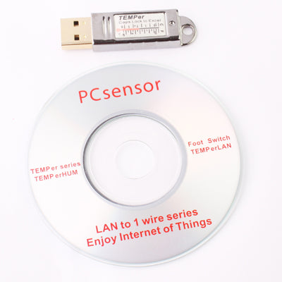 USB Thermometer / Embedded Digital PC Sensor, Temperature Range: -67 Degrees Fahrenheit to 257 Degrees Fahrenheit