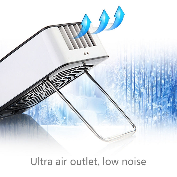 Hand-Held USB Air Condition Fan with Holder