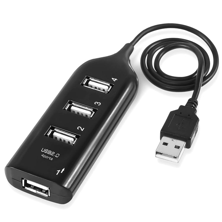 4 Ports USB 2.0 HUB, Cable Length: 30cm