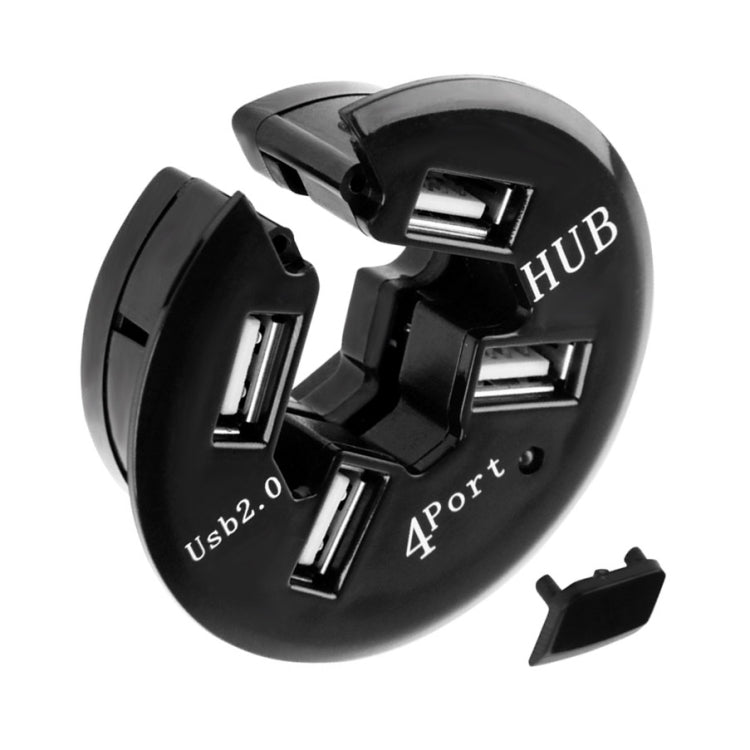 4 Ports USB HUB 2.0 USB Splitter Adapter with Anti Dust Cup