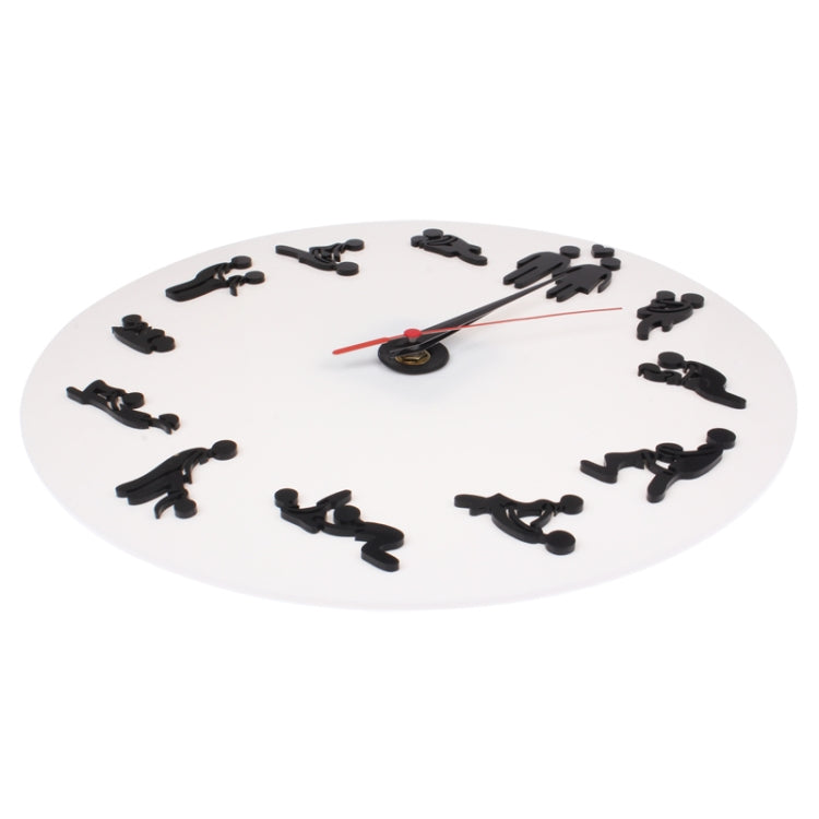 Sex Position Clock / Novelty Wall Clock Adult Clock