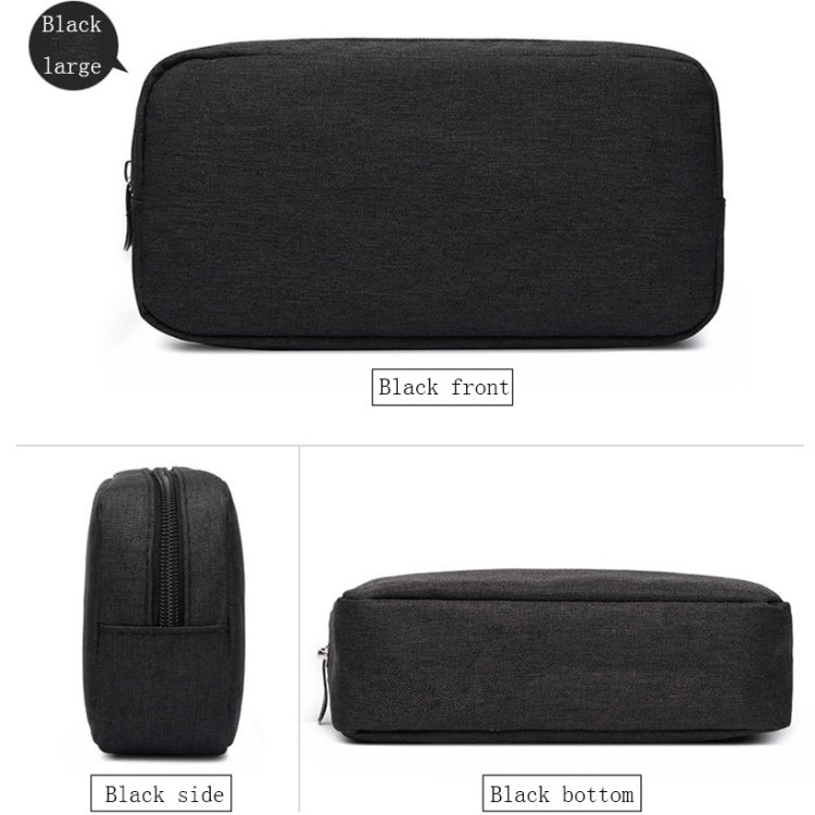 Multi-functional Headphone Charger Data Cable Storage Bag Power Pack, Size: L, 23 x 11.5 x 5.5cm