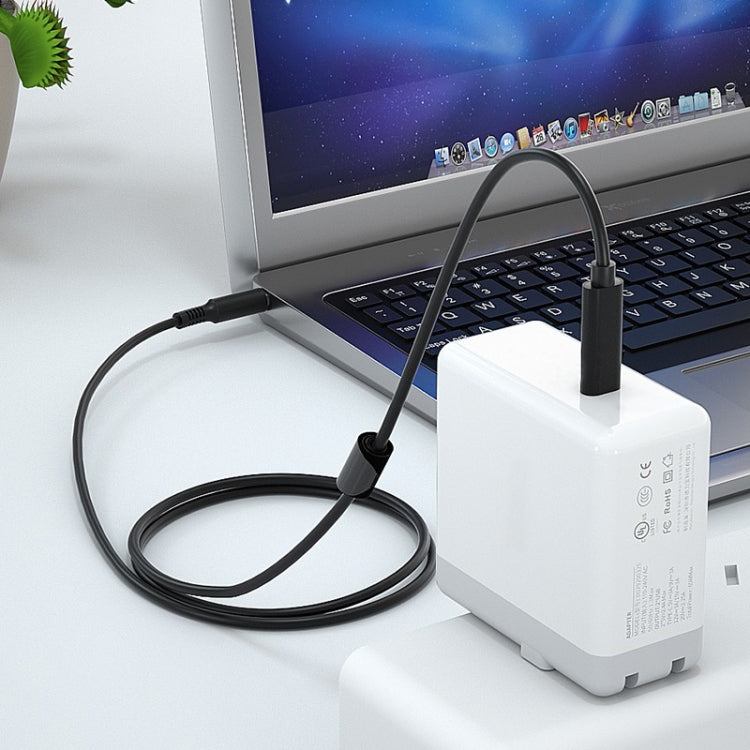 For HP Laptop USB-C / Type-C to 7.4 x 0.6mm Power Charging Cable, Cable Length: about 1.5m(Black)