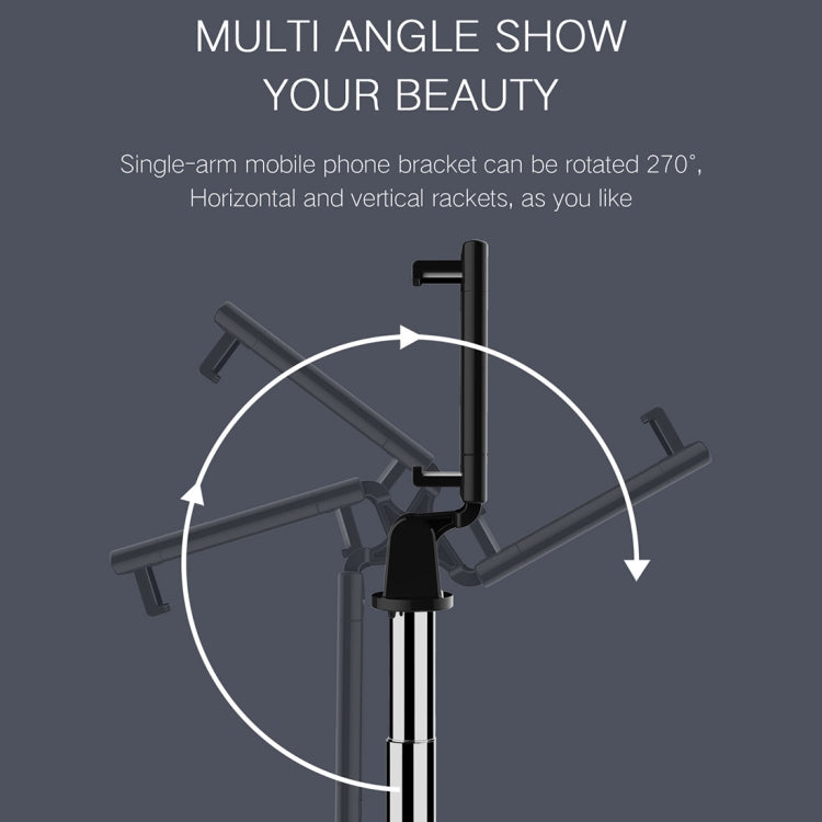 K07 Bluetooth 4.0 Mobile Phone Adjustable Bluetooth Selfie Stick Self-timer Pole Tripod