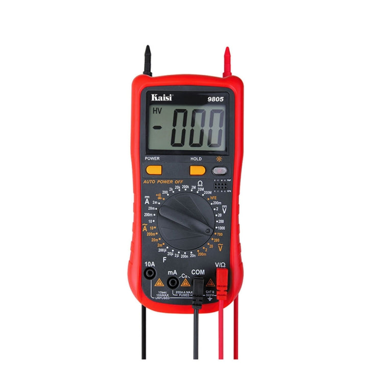 Kaisi 9805 Anti-burning Multifunctional Digital Universal Multimeter Auto-Range Digital Multimeter