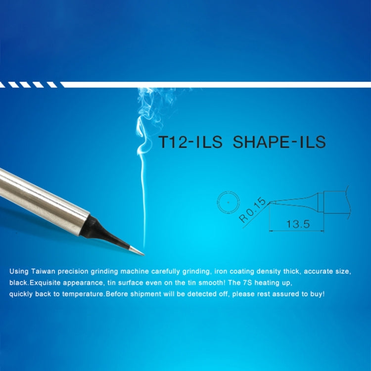 QUICKO T12-ILS Black Welding Lead-free Soldering Iron Tip