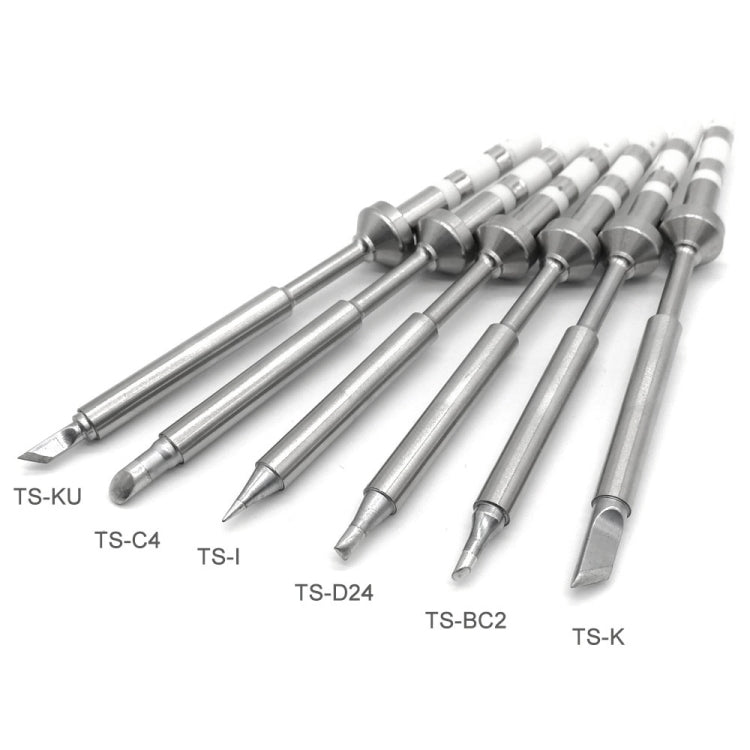 QUICKO TS100 Lead-free Electric Soldering Iron Tip, TS-KU, TS-B2, TS-BC2, TS-C4, TS-D24, TS-I, TS-ILS, TS-K, TS-KU