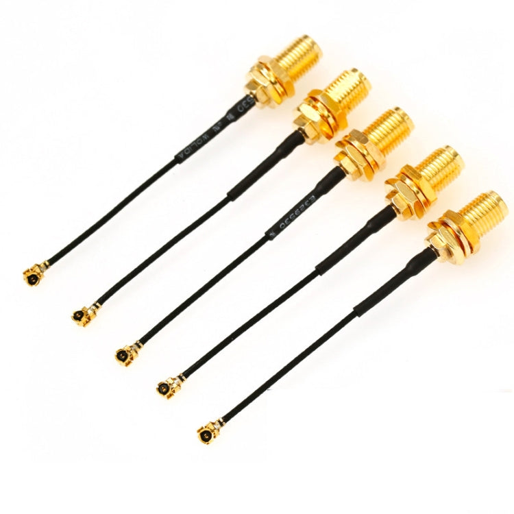 5 PCS / Set RG178 Ufl / IPX / IPEX to SMA Female Adapter Braid Cable, Length:20cm