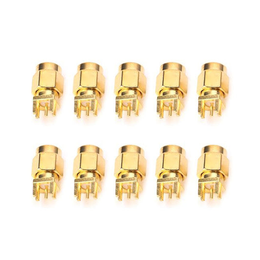 10 PCS 1.6mm SMA Female Jack PCB Clip Mount RF Connectors