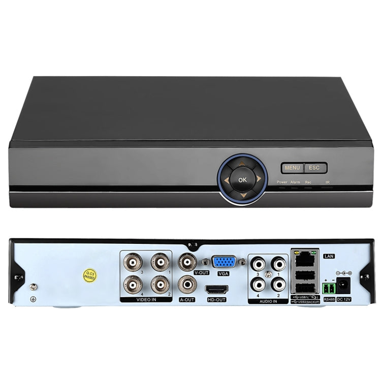 A41U-ZS 5 in 1 4 Channel Dual Stream H.264 1080N  AHD DVR, Support AHD / TVI / CVI / CVBS / IP Signal
