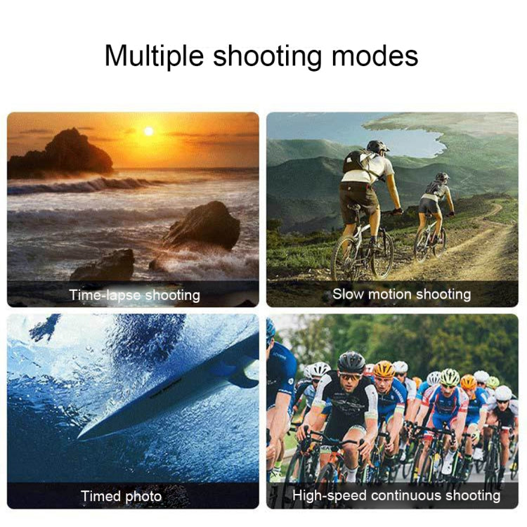 C1 Dual-Screen 2.0 inch + 1.3 inch Screen Anti-shake 4K WiFi Sport Action Camera Camcorder with Waterproof Housing Case,  Allwinner V316, 170 Degrees Wide Angle