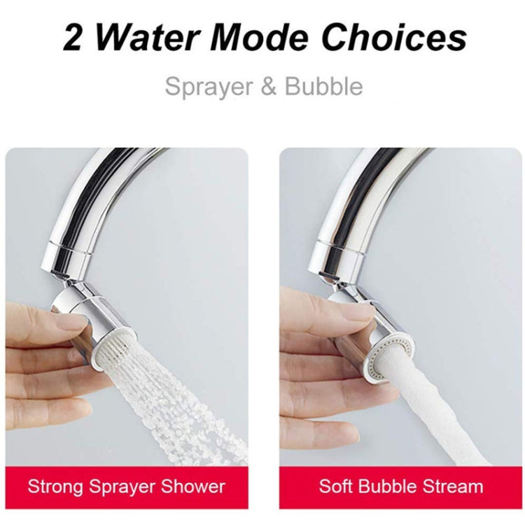 Dual-Function Faucet Spout Bubbler Splash-Proof Two-Function Kitchen Copper Filter