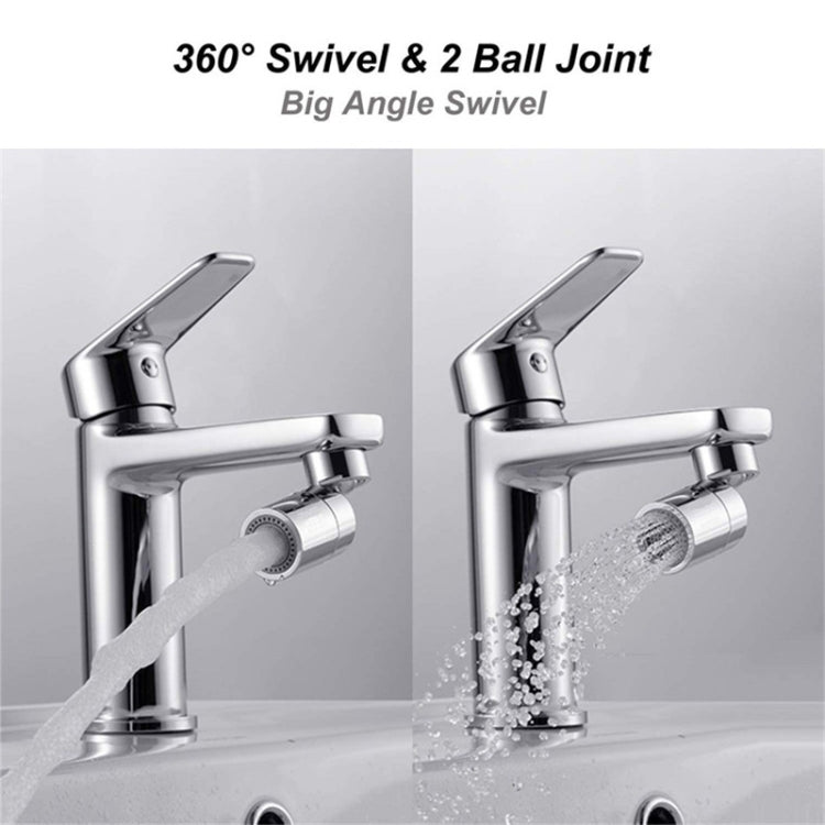 Dual-Function Faucet Spout Bubbler Splash-Proof Two-Function Kitchen Copper Filter