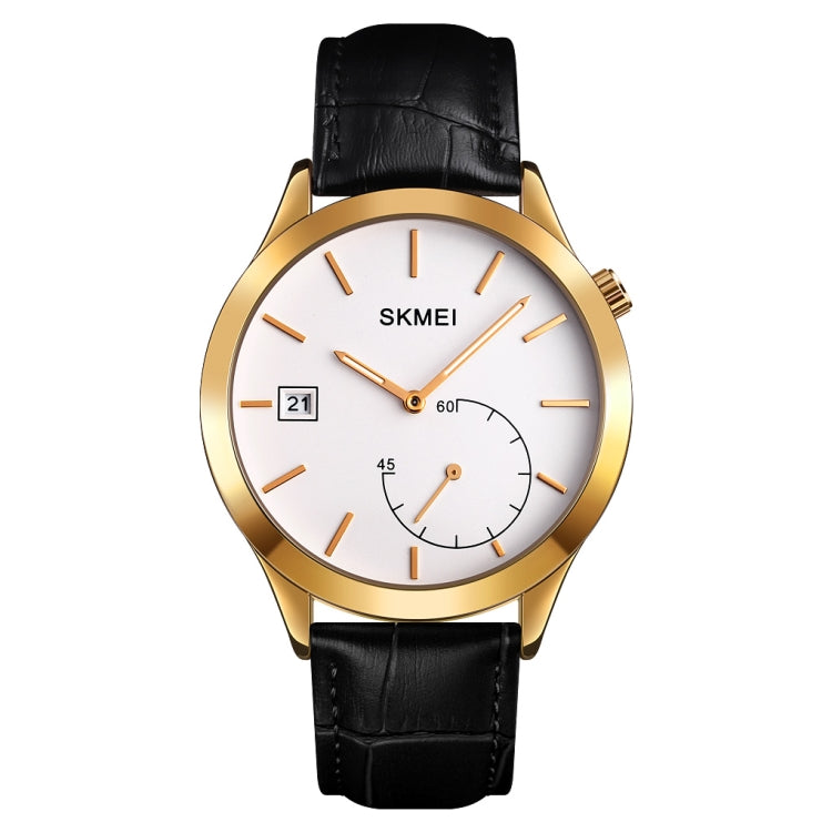 SKMEI 1581 Creative Fashion Men Watch Simple Casual Outdoor Sports Waterproof Two-Pin Quartz Watch