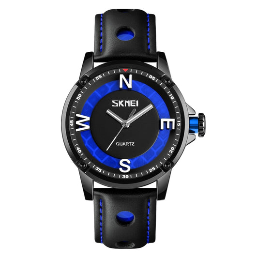 SKMEI 9211 Fashion Sports Stereo Dial Luminous Pointer Creative Watch Business Trend Men Quartz Watch